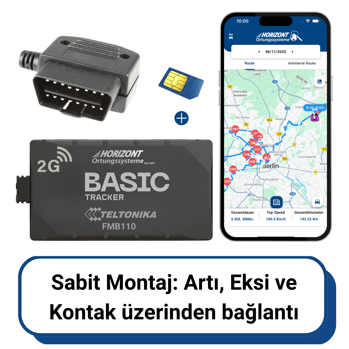 Basic 2G GPS Araç Takip Cihazı - 1