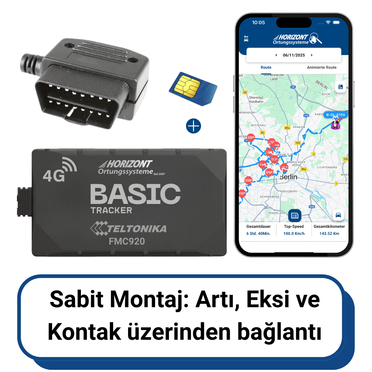 Basic Model 4G GPS Araç Takip Cihazı - 1