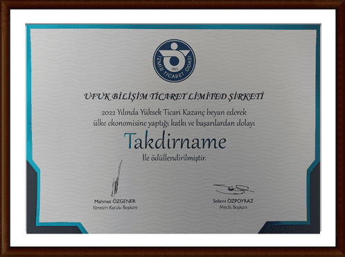 başarı belgesi